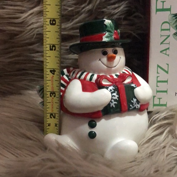 New in Box-Fitz and Floyd Lidded Snowman Box-Ceramic-2003 - Picture 8 of 16